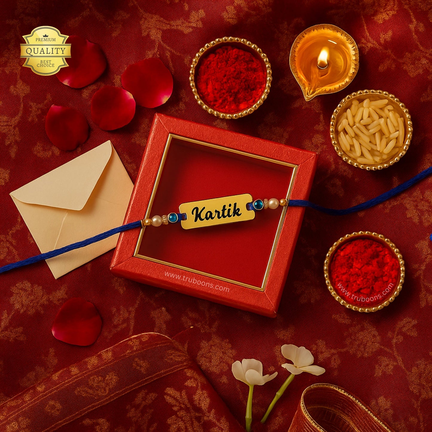Customized Evil Eye Rakhi (Pack of 2) Truboons