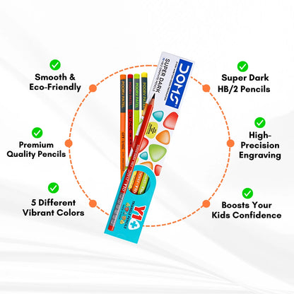 Truboons Name Pencils - BUY 1 GET 1 FREE 😍